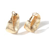 Alloy Geometric Retro Simple Women's Hoop Earrings
