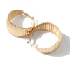 Alloy Geometric Retro Simple Women's Hoop Earrings