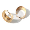 Alloy Geometric Retro Simple Women's Hoop Earrings