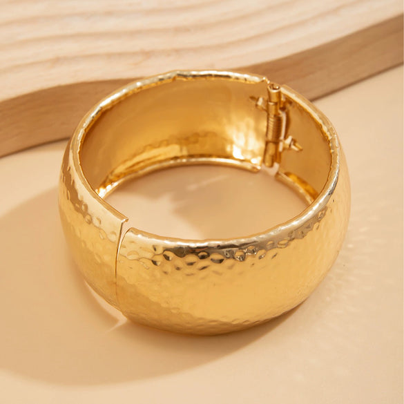 Alloy Geometric Rhombus Exaggerated Style Electroplated Bracelet And Ring Jewelry