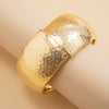 Alloy Geometric Rhombus Exaggerated Style Electroplated Bracelet And Ring Jewelry