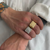Alloy Geometric Ring Purely Handmade Niche Fashion Allmatch Design