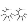 Alloy Geometric Rivet Electroplated Women's Gothic Punk Hiphop Earrings