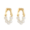 Alloy Geometric Round Bead Manual Design Women's Earrings