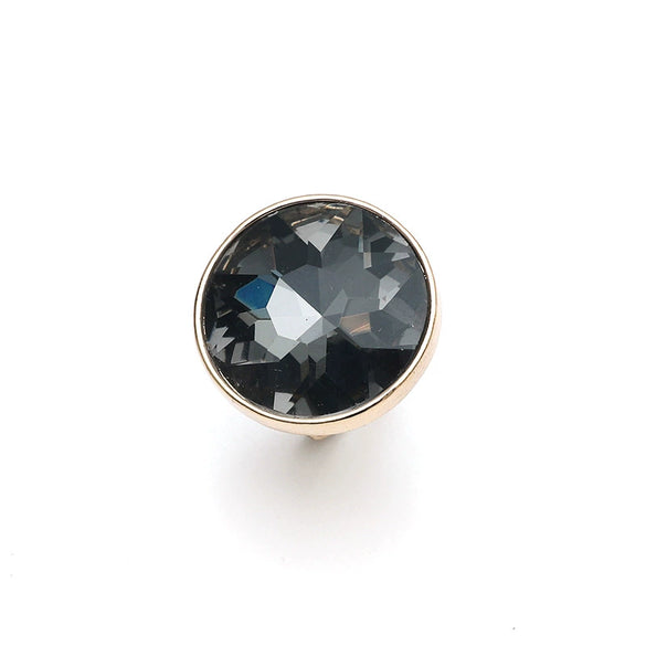 Alloy Geometric Round Opening Adjustable Women's Diamond Ring