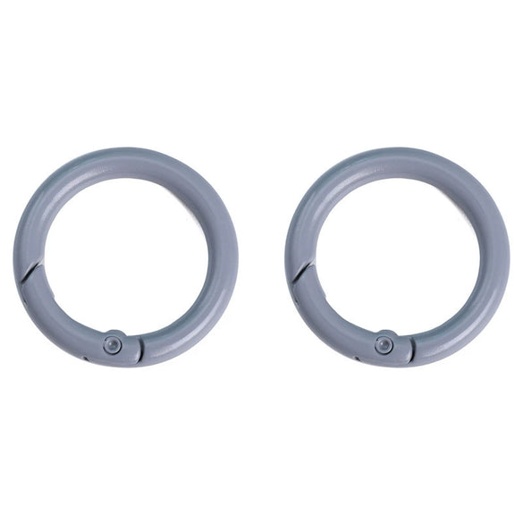 Alloy Geometric Round Spray Painted Mobile Phone Chain Key Chain Hook Buckle Ring