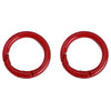 Alloy Geometric Round Spray Painted Mobile Phone Chain Key Chain Hook Buckle Ring