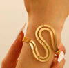 Alloy Geometric Simple Opening Bracelet Ring Jewelry With Electroplating