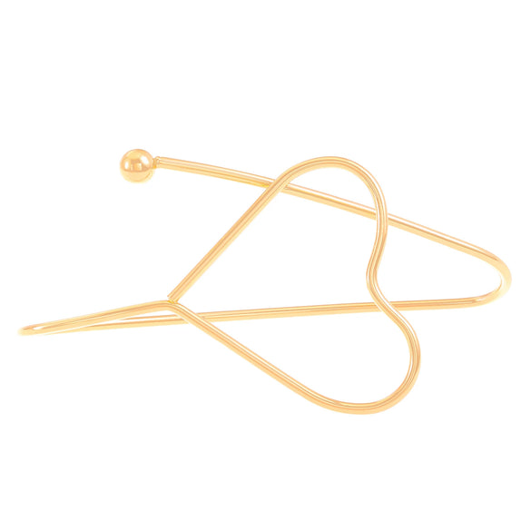 Alloy Geometric Simple Opening Bracelet Ring Jewelry With Electroplating