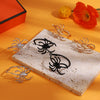 Alloy Geometric Spider Earrings Electroplated For Women Retro Fashion Dark Funny
