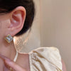 Alloy Geometric Square Electroplated Earrings For Women