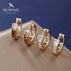 Alloy Geometric Square Zircon Electroplated Women's Earrings