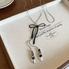 Alloy Geometric Starfish Pendant Necklace Electroplating Light Luxury Minimalist Collarbone Chain For Women