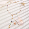 Alloy Geometric Starfish Women's Electroplated Dopamine Necklace