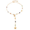 Alloy Geometric Starfish Women's Electroplated Dopamine Necklace
