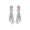 Alloy Geometric Style Earrings Set With Diamonds For Women