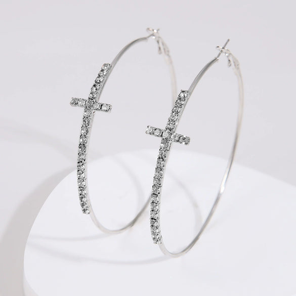 Alloy Geometric Style Electroplated Earrings For Women