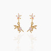 Alloy Geometric Style Electroplated Tassel Bear Cloud Earrings Unisex Jewelry
