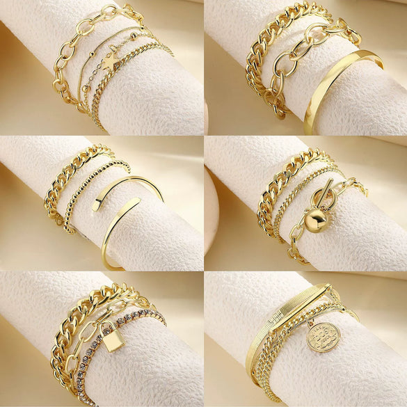 Alloy Geometric Style Electroplated Women's Bracelet