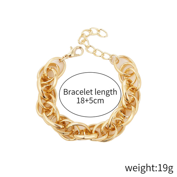 Alloy Geometric Style Electroplated Women's Bracelet