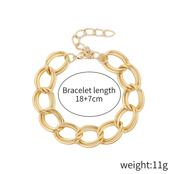 Alloy Geometric Style Electroplated Women's Bracelet