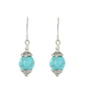 Alloy Geometric Style Pine Stone Turquoise Tassel Women's Earrings