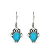 Alloy Geometric Style Pine Stone Turquoise Tassel Women's Earrings