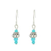 Alloy Geometric Style Pine Stone Turquoise Tassel Women's Earrings