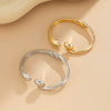 Alloy Geometric Water Drop Light Luxury Style Electroplated Bracelet