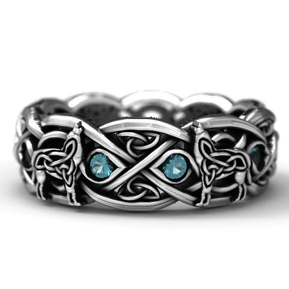 Alloy Geometric Wolf Totem Unisex Ring Hipster Jewelry