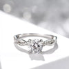 Alloy Geometric Women's Diamond Ring 18K Rose Goldplated Electroplated