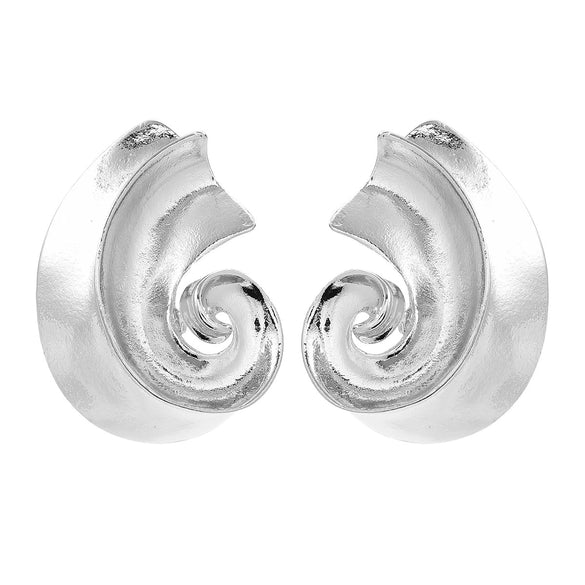 Alloy Geometric Women's Fashion Threaded Metal Jewelry Electroplated Earrings