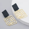 Alloy Geometric Women's Retro Cold Style Electroplated Earrings