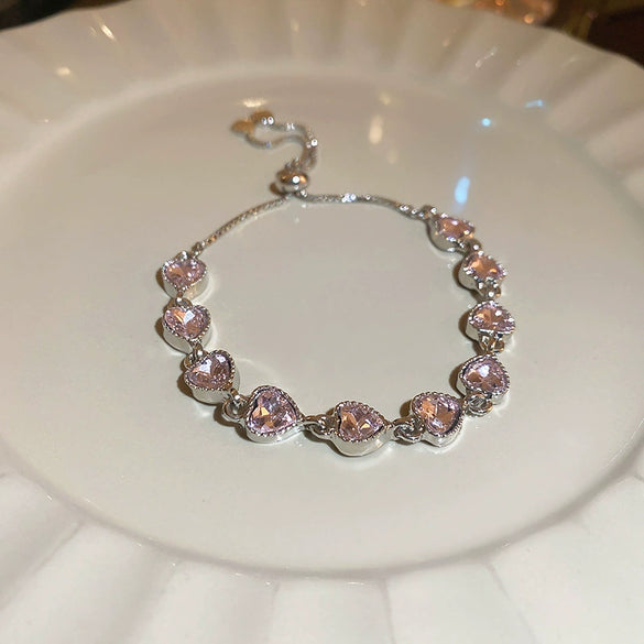Alloy Geometric Zircon Women's Minimalist Adjustable Bracelet
