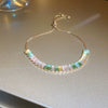 Alloy Geometric Zircon Women's Minimalist Adjustable Bracelet
