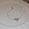 Alloy Geometric Zircon Women's Minimalist Adjustable Bracelet