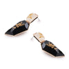 Alloy Glass Stainless Steel Earrings Electroplating Trendy Jewelry