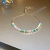Alloy Gold Electroplated Butterfly Pearl Women's Bracelet With Animal Pattern