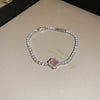 Alloy Gold Electroplated Butterfly Pearl Women's Bracelet With Animal Pattern