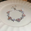 Alloy Gold Electroplated Butterfly Pearl Women's Bracelet With Animal Pattern