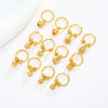 Alloy Goldplated Elegant Fashion Tassel Star And Heart Earrings For Women