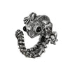 Alloy Gothic Lizard Animal Hiphop Open Ring