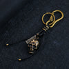 Alloy Gothic Skull Key Chain Pendant Electroplated Popular Exaggerated Personality Key Ornament