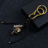Alloy Gothic Skull Key Chain Pendant Electroplated Popular Exaggerated Personality Key Ornament