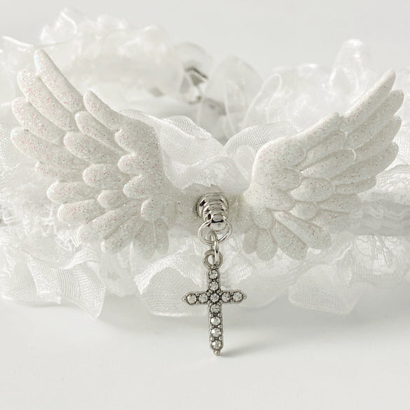 Alloy Gothic Style Rivet Wings Lolita Collar Necklace With Geometric Pattern