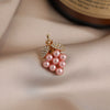 Alloy Grape Shape Minimalist Women's Electroplated Decorative Brooch