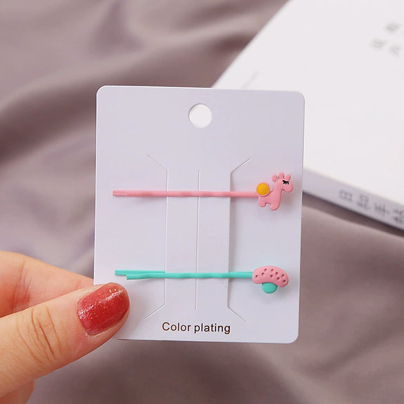 Alloy Hair Accessories With Fruit And Flower Design And Baking Paint Process