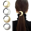 Alloy Hair Tie Electroplating Minimalist Hair Ring Ponytail Hair Band Hair Rope