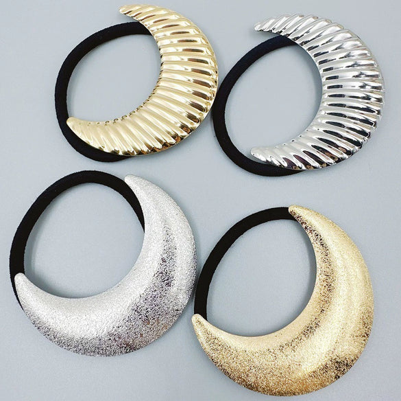 Alloy Hair Tie Electroplating Minimalist Hair Ring Ponytail Hair Band Hair Rope