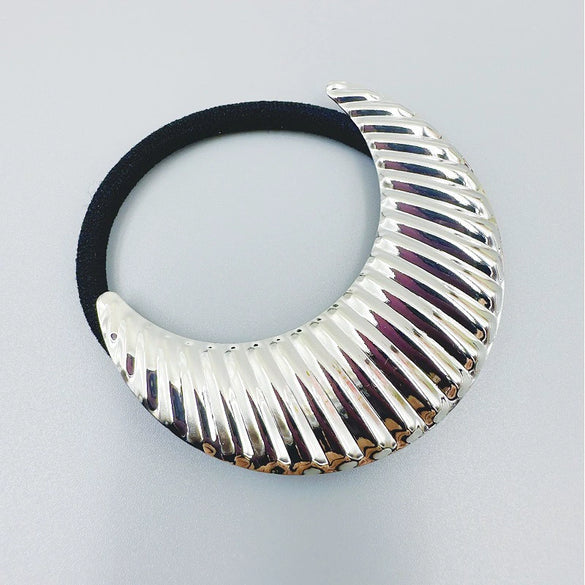 Alloy Hair Tie Electroplating Minimalist Hair Ring Ponytail Hair Band Hair Rope